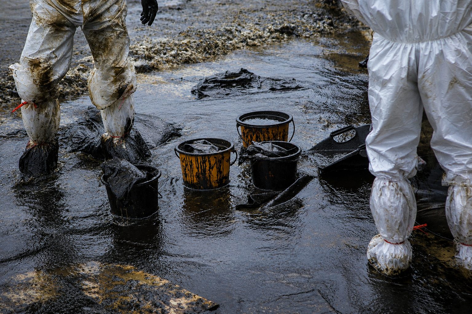 Oil Spill Clean Up by City Contract Cleaners in Derry and the North West